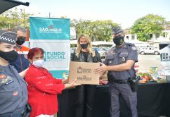 Distribuição de 1.500 cestas básicas nas cidades da Baixada Santista