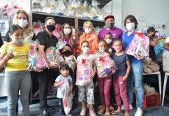 A ação social foi realizada no Instituto Sonhe, em comemoração ao dia das crianças