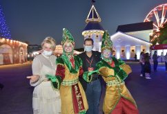 Inauguração da Villa de Natal São Paulo, no Parque Villa Lobos tem casa do Fundo Social para receber doações