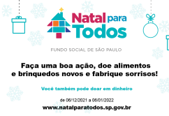 Campanha Natal para Todos de Arrecadação de Brinquedos
