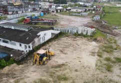 Fundo Social de São Paulo inicia obras da Praça da Cidadania de Guarujá