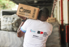 Fundo Social de São Paulo envia ajuda humanitária a famílias atingidas por incêndio em Santos